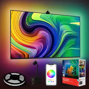 WiFi Ambient TV Backlight App Control Musi Sync TV Light Smart Kit Lcd RGB LED Strip For TV 43Inch