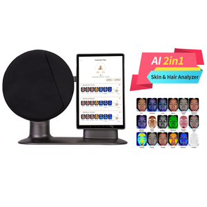 เครื่องวิเคราะห์ผิวหน้าและวิเคราะห์เส้นผมบนหนังศีรษะด้วย AI ระดับมืออาชีพ พร้อมกล้องแสดงผลดิจิทัล - Product Image 1