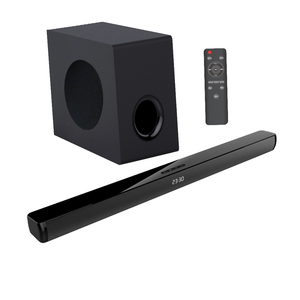 Nouveauté 2026 : Barre de son <span class=keywords><strong>Bluetooth</strong></span> 120W la plus vendue pour TV et systèmes Home Cinéma, avec caisson de basses sans fil et télécommande DeepBass - Product Image 1