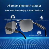 Kacamata Pintar Bertenaga AI Langsung dari Pabrik, Kontrol Sentuh, Baterai 90mAh2, Musik, Konferensi Lintas Negara, Terjemahan Suara