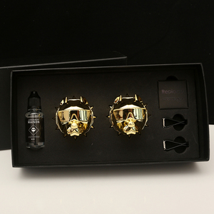 Nuevo Set de 2 Ambientadores Creativos para Coche con Diseño de Bulldog, Caja de Regalo, Perfume Líquido, Moderno y Elegante, Montaje en Rejilla de Ventilación, Decoración para Coche, Plástico, 40-60 Días - Product Image 5