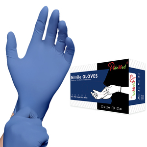 Nail Supplies Latex Free 4Mil Black Nitrile <b>Textured</b> Fingertips <b>Powder</b>-Free Silicone-Free Customizable Disposable Gloves Beauty - Product Image 6