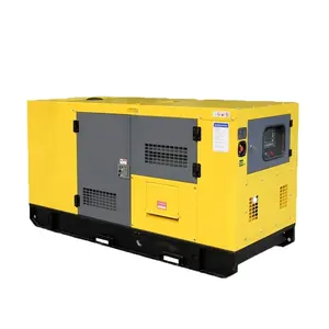 เครื่องกำเนิดไฟฟ้าดีเซล10KVA แบบพกพาเครื่องกำเนิดไฟฟ้าดีเซลขนาดเล็กแบบเก็บเสียง