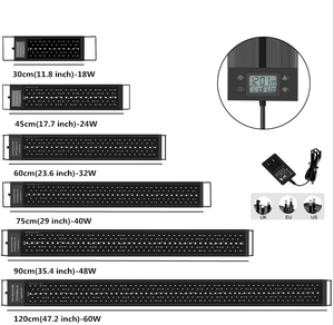 Đèn <span class=keywords><strong>LED</strong></span> bể cá thông minh RGB đổi màu giá rẻ, chất lượng cao, chống nước IP68, có hẹn giờ, kích thước 30-120CM - Product Image 1