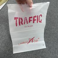 Pochette à fermeture éclair en EVA transparente, grande taille, économique, pour l'emballage de vêtements en détail, sac à fermeture éclair givré en EVA