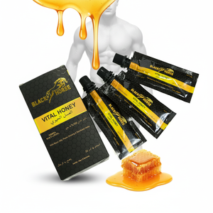 Compléments alimentaires à base de plantes Black Horse VIP Royal Honey pour hommes, stimulants de la vitalité, OEM personnalisé - Product Image 1
