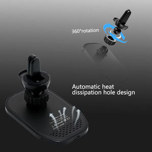 Support de téléphone portable magnétique sans fil pour voiture, charge rapide 15W, mini et portable, best-seller mondial - Product Image 2