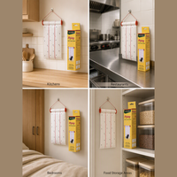 Rouleau de papier collant inodore pour moucherons, ruban adhésif anti-insectes à suspendre, attrape-insectes jetable pour entrepôt, serre, intérieur