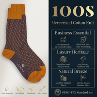 Calcetines para Hombre, Modernos, Coloridos, Antiolor, Diseño a la Moda, Antibacterianos, Transpirables, de Algodón Egipcio y Nailon
