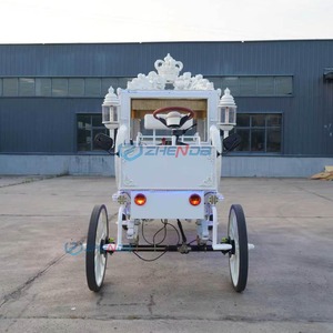 Carroza Cenicienta blanca de lujo personalizable, directamente de fábrica, autobús turístico eléctrico de lujo con luces LED - Product Image 5