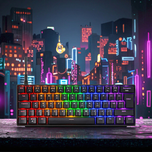 OEM ODM Wholesale Manufactory RGB <strong>Mechanical</strong> Gaming <strong>Keyboard</strong> 61 Keys USB <strong>Wired</strong> <strong>Keyboards</strong> - Product Image 2