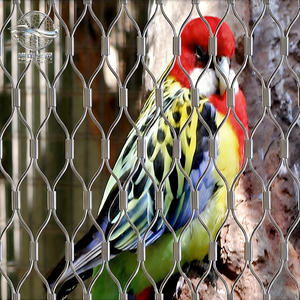 Red de Protección para Zoológico de Acero Inoxidable, Malla de Cable de Alambre de 40x80 Pulgadas - Tamaño de Malla de 3 Pulgadas - Barrera de Seguridad, Red de Cercado para Animales - Product Image 5