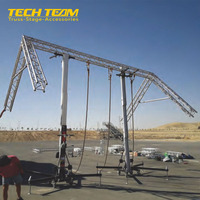 Torre de soporte de alta resistencia con manivela para altavoces Line Array y exhibición de truss