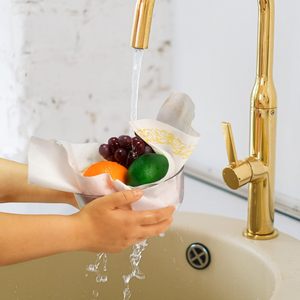 Serviettes <span class=keywords><strong>en</strong></span> <span class=keywords><strong>papier</strong></span> non tissé Airlaid écologiques personnalisées à 2 plis, super absorbantes, douces, pour dîner, style sac - Product Image 5