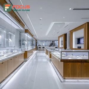 Exhibidor de Metal para Interiores de Joyería de Lujo, Mostrador de Exhibición para Espacios de Boutique - Product Image 3