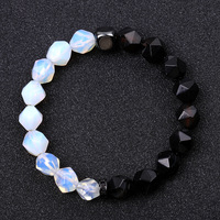 Bracelet en perles de pierre œil de tigre naturelle taillée à facettes de 10 mm de haute qualité, micro-incrusté de zircon en cuivre, bijoux à la mode pour homme, cadeau