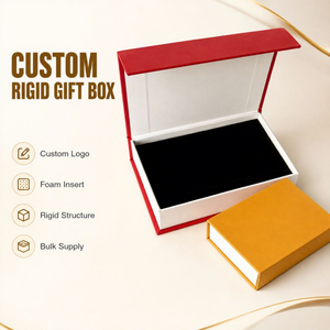 Custom <b>Eco</b>-Friendly Recyclable Rigid <b>Gift</b> Boxes Square Shape Four-Color Printing Embossing | Customizable Paperboard Packaging - Product Image 1