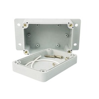 Boîtier Électrique Étanche Intérieur avec Oreilles de Fixation 100*68*50mm IP65, Boîte de Jonction Électronique Extérieure en ABS