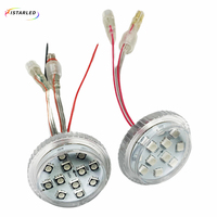 Luz LED de punto de píxel RGB de 24 V para exteriores, tipo rueda de la fortuna, para feria, E14, 50 mm, 12 LED SMD5050 RGB, UCS1903, UCS2903