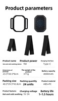 Masseur corporel professionnel rechargeable à compresse chaude et froide pour le cou, les épaules, la taille, la tête et le soulagement cervical