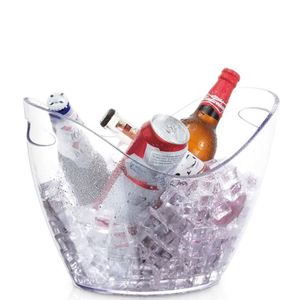Stylish and Functional Construction Ice Bucket Durable Acrylic <b>Cooler</b> for Wine & Party Easy to Use & Lasts for Years - Product Image 3
