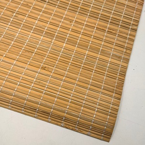 Rouleau de papier peint en fibre de bambou tissé à la main MYWIND, revêtement mural à texture de grille tissée naturelle pour l'intérieur et les meubles - Product Image 3