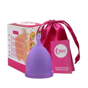 New Product Silicone Menstrual Cup Female Hygiene Reusable Period Cup Ladies Silicone Menstrual Cup