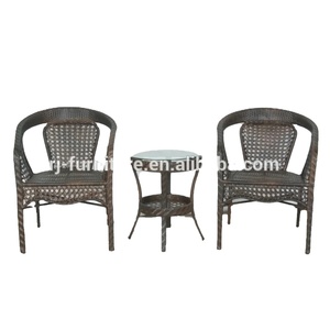 Truyền thống sơn tĩnh điện ngoài trời sân vườn đồ nội thất đặt ghế mây xếp chồng bàn ăn sắt cho kho ngoài trời - Product Image 6