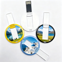 Memoria USB Promocional Popular en Forma de Tarjeta, 1gb 2gb 4gb 8gb 16gb 32gb 64gb 128gb, con Logotipo Personalizado