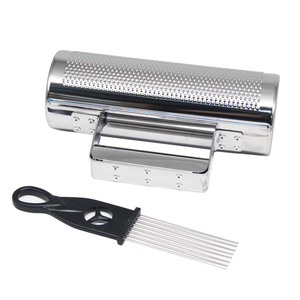 Juego de Raspadores para Guiro de 8 Pulgadas, Cilindro Hueco de Acero Inoxidable con Mango Lateral para Percusionistas Latinos - Product Image 5
