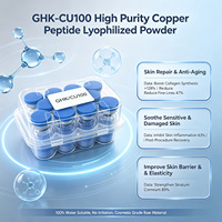 Prix de gros usine – Poudre lyophilisée bleue GHK-CU de haute qualité, pureté 99 %, matières premières cosmétiques pour la réparation cutanée