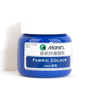 Pintura de tela Marie's de 50ml, 32 colores, Colores acrílicos impermeables, pintura DIY para artistas y estudiantes