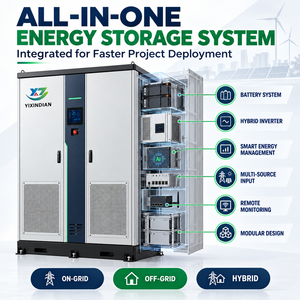 30kW 65kWh stockage solaire commercial BESS armoire de stockage d'énergie pour stations-service <span class=keywords><strong>et</strong></span> commerces routiers - Product Image 5