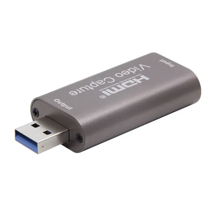 USB 3.0 Video Capture Card 4K 60Hz Hdtv untuk Usb3.0 Streaming Plat Kamera Beralih Permainan Merekam Video Eksternal Hub Kotak