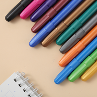Ensemble multicolore de haute qualité de 12 stylos marqueurs métalliques à pointe moyenne pour le dessin peinture rupestre fabrication de cartes en papier noir