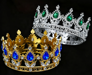 Coronas de Aleación de Lujo, Brillantes, Resistentes y Cómodas para Todas las Ocasiones, <span class=keywords><strong>Accesorios</strong></span> para el Cabello para Bodas, Concursos de Belleza y Bailes de Graduación - Product Image 4