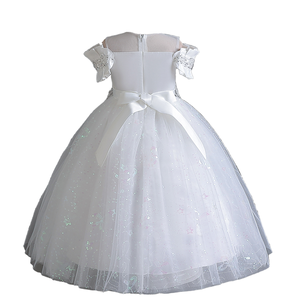 Hippo Trẻ Em Công Chúa Ăn Mặc Trẻ Em 3-14 Năm Dài Hoa Cô Gái Áo Choàng Phong Cách Giản Dị Đám Cưới Sinh Nhật Buổi Tối Bên Trang Phục Ren Dresses - Product Image 5