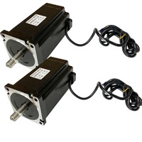 Nema 34 Hybrid Open Loop Motor Stepper 2-Phase 86HS150 dengan 14mm poros 12N.m 6A 4-Lead mesin DC torsi tinggi untuk CNC Router