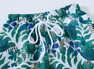 Traje de baño para niños con estampado de hojas de <span class=keywords><strong>Palma</strong></span> por sublimación, pantalones cortos de tabla para niños, bañadores para niños, gran oferta 2023, pantalones cortos de baño para niños hechos a medida - Product Image 3