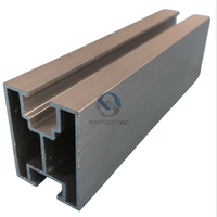 Cadre de support en aluminium industriel personnalisé, solide et flexible, rail de montage solaire pour toits métalliques