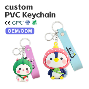 Porte-clés vierges promotionnels personnalisés Moon en PVC, thèmes Anime, <span class=keywords><strong>Spiderman</strong></span>, Kpop, Mini Gun, Pickleball, Shaker, Clavier, Fidget, de designer - Product Image 4