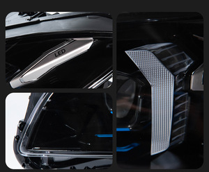 Per <span class=keywords><strong>BMW</strong></span> serie 5 <span class=keywords><strong>F10</strong></span> F11 F18 2011-2017 pieno faro a <span class=keywords><strong>LED</strong></span> aggiornamento 2025 stile segnale DRL alte luci basse 6000k temperatura colore - Product Image 3