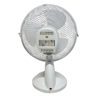 Ventilateur de table électrique silencieux de 9 pouces à faible consommation, portable, en plastique, à commande mécanique, pour usage hôtelier - Prix usine