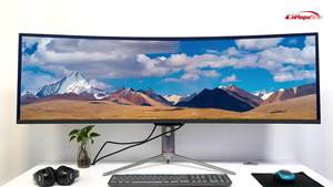 จอคอมพิวเตอร์ LED ขนาด 49 นิ้ว 4K 75Hz จอโค้งสำหรับเล่นเกม จอโค้ง 49 นิ้ว - Product Image 3