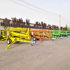 관절 좁은 남자 리프터 유압 배터리 디젤 가솔린 AC 전원 텔레스코픽 토우블 너클 붐 리프트 - Product Image 2