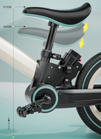 Wholesale 12" Mini Baby Bicycle / Cheap Kids Balance Bike Aluminum Frame Full Shockproof Frame 40kg Load Capacity Custom Logo