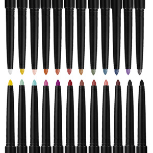 Delineador de ojos vegano de etiqueta privada Ochain con sacapuntas incorporado Smudger Lápiz delineador de Ojos de Gel Kajal negro resistente al agua de larga duración - Product Image 6