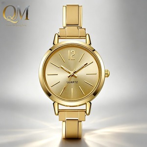 Nouvelle Arrivée Montre Femme avec Marquages Clairs et Bracelet à Maillons Modulaires en Acier Inoxydable Style Italien Vente en Gros - Product Image 5