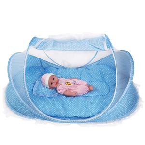 Lits portatifs de tente de moustiquaire pour bébé avec oreiller de matelas - Product Image 3
