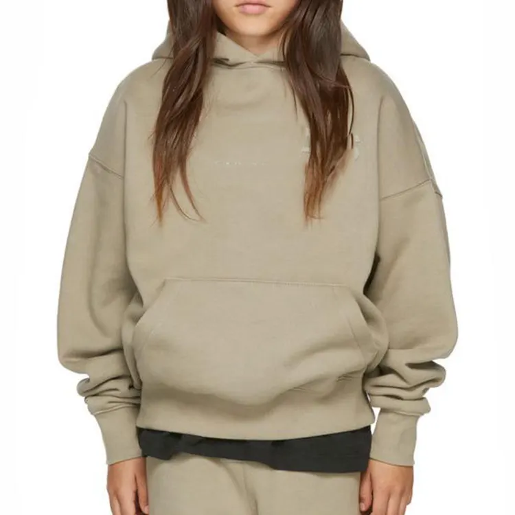 ODM individuelle hochwertige Baumwolle Hoodie Fleece Essentials Streetwear übergroße Kinder Essentials Hoodies